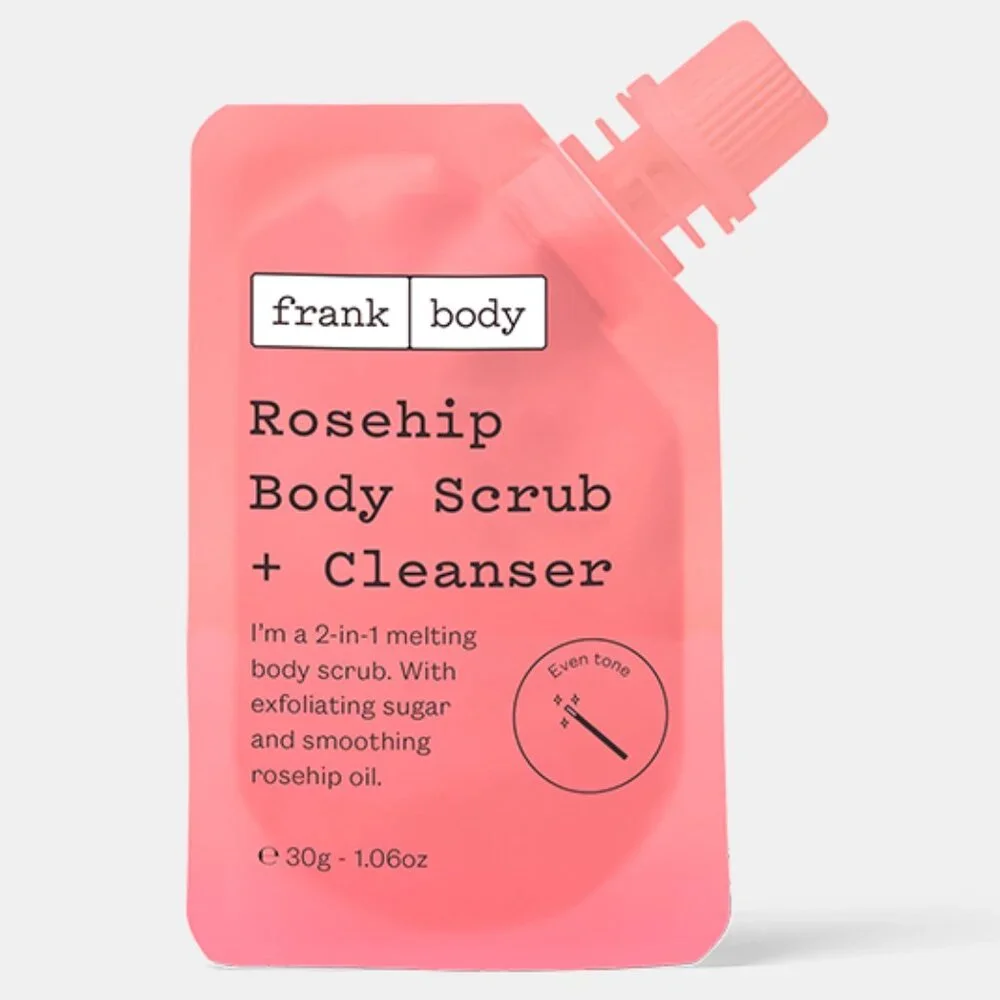 FRANK BODY Rosehip Body Scrub & Cleanser (BRAND-NEW IN‎ PACKAGE)